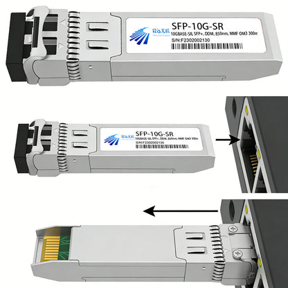 10G SFP+ ER 1550nm 40km DOM LC Duplex Single-Mode Optical Module Transceiver