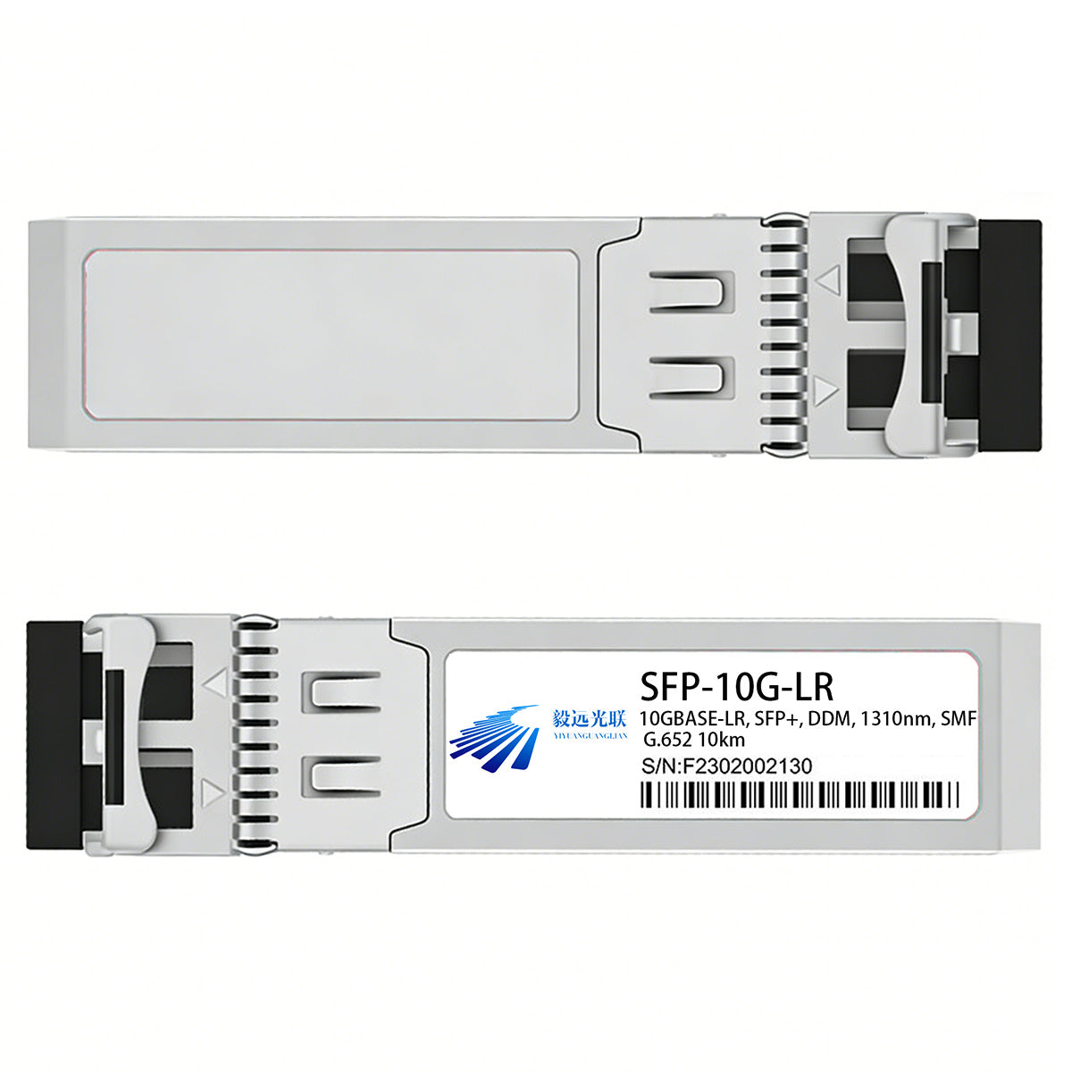 10G SFP+ LR 1310nm 10km DOM LC Duplex Single-Mode Optical Module Transceiver