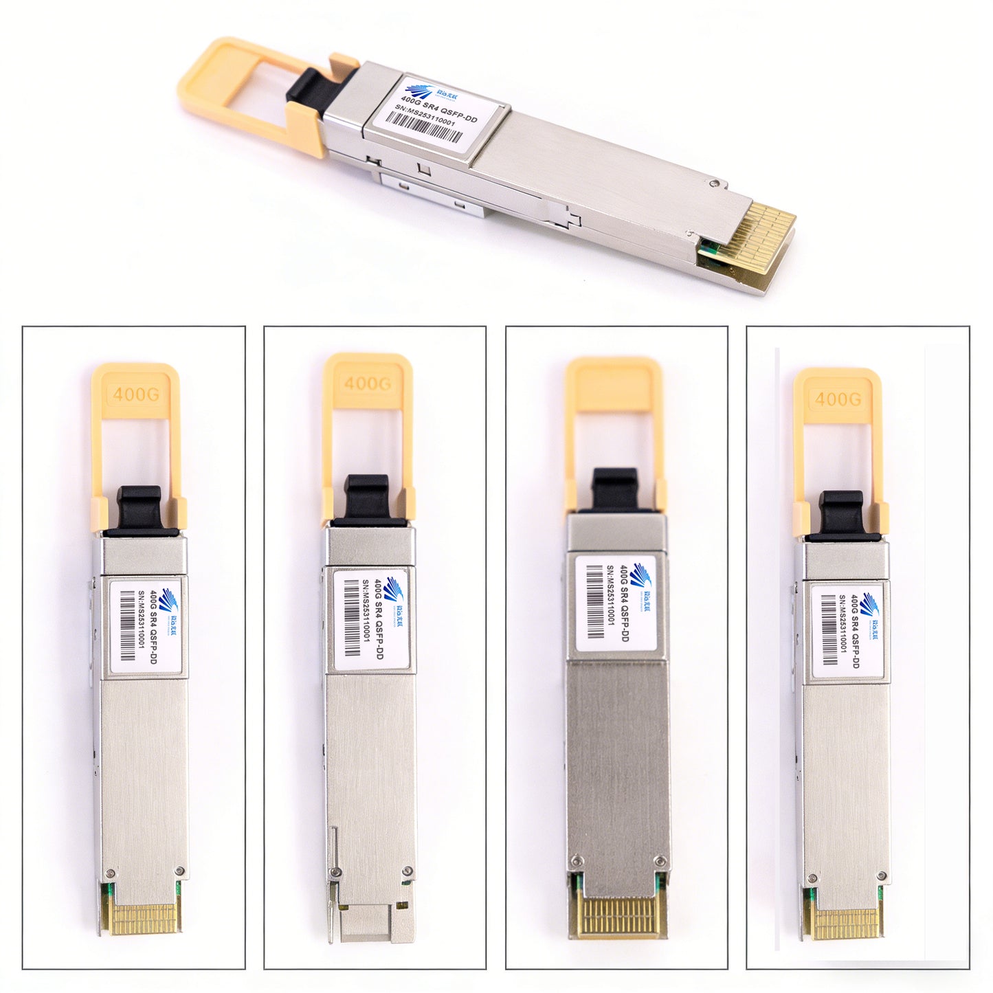 400G QSFP-DD SR4+ PAM4 850nm MMA4Z00-NS400 DOM MPO Multimode Optical Module