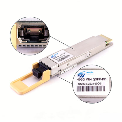 400G QSFP-DD DR4 PAM4 1310nm 500m DOM MPO-12/APC Single-Mode Optical Module